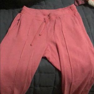 Pink spiritual gangster sweatpants